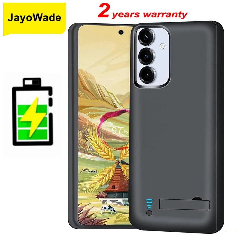 

Чехол с аккумулятором 10000 мАч для Samsung Galaxy S25 + S25 Plus S24 Ultra S24 Plus, расширенный аккумулятор, чехол для зарядки телефона, чехол для зарядного устройства