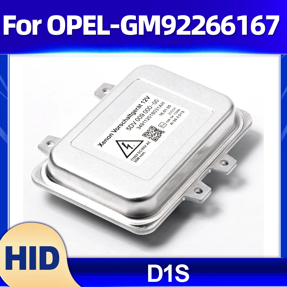 D1S Xenon Headlight Ballast Control Unit Module Car Accessories High Quality Xenon Lights Ballas 35W For OPEL-GM92266167