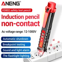 ANENG VD802 AC Voltage Detector Tester Pen Meter Non-contact 12V-1000v Pen Style Electric Indicator LED voltage meter Test Tools