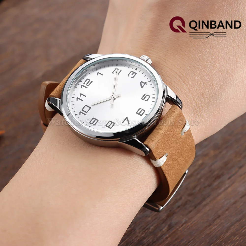 20mm 22mm Rindsleder Vintage Öl-Wachs Handgefertigtes Armband Braun Schwarz Universelles Uhrenarmband für Seiko für Omega für Herren Damen Zubehör – Detail 11