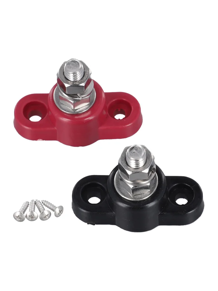 For Automotive Battery Junction Block 12V Bus Bar Solar Panel Installations Large Terminal Connectors Stainless Steel Stud