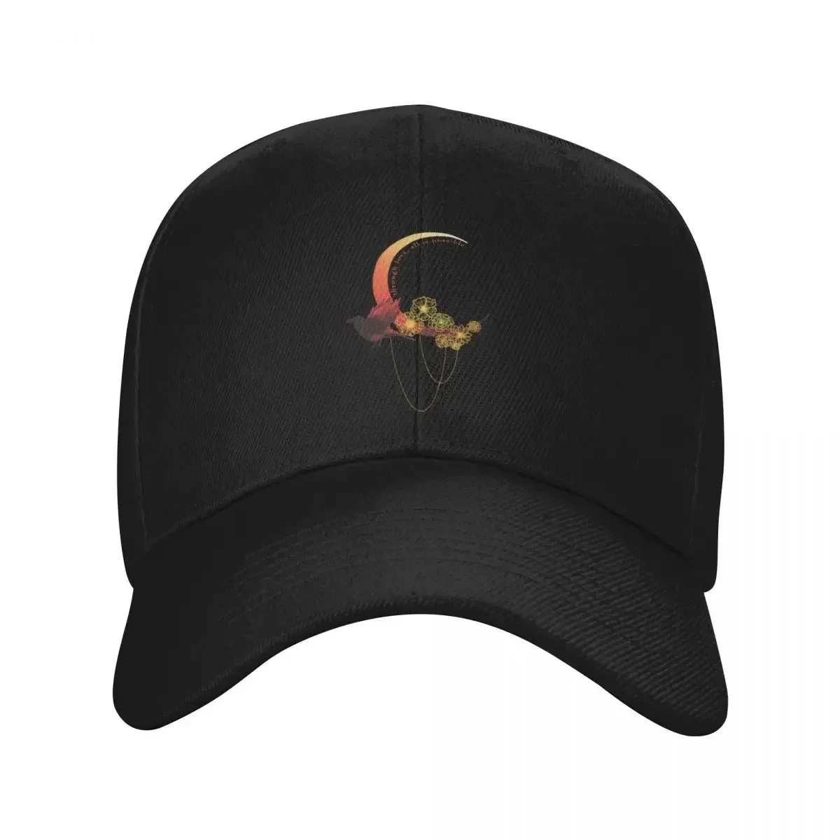 Through Possible Baseball Cap Wild Ball Hat Funny Hats Big Size Hat Women's 2025 Men's