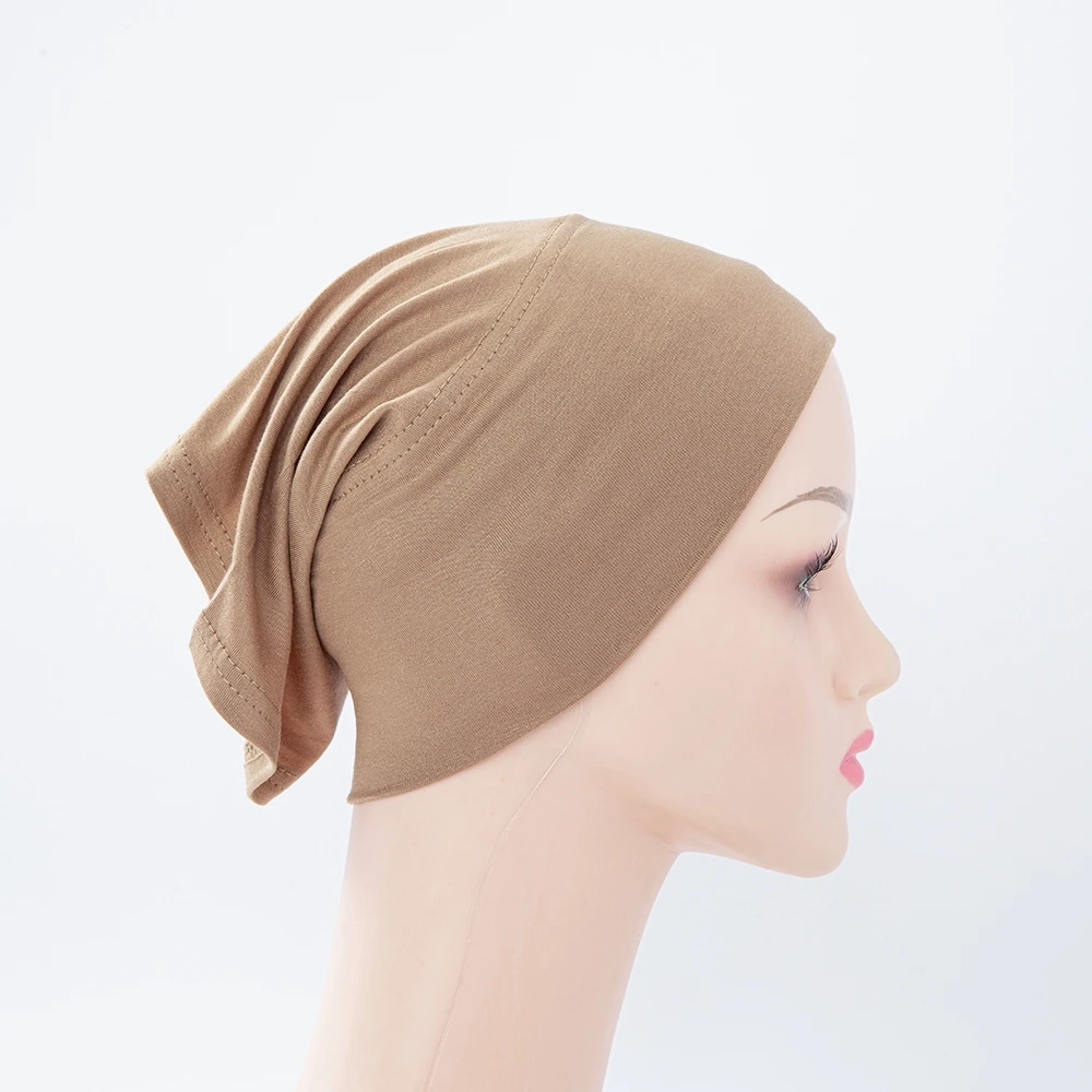 56 farben Mode Frauen Innere Hijab Rohr Muslimischen Kappe Motorhaube Plain Islamischen Underscarf Bambus Jersey Undercaps