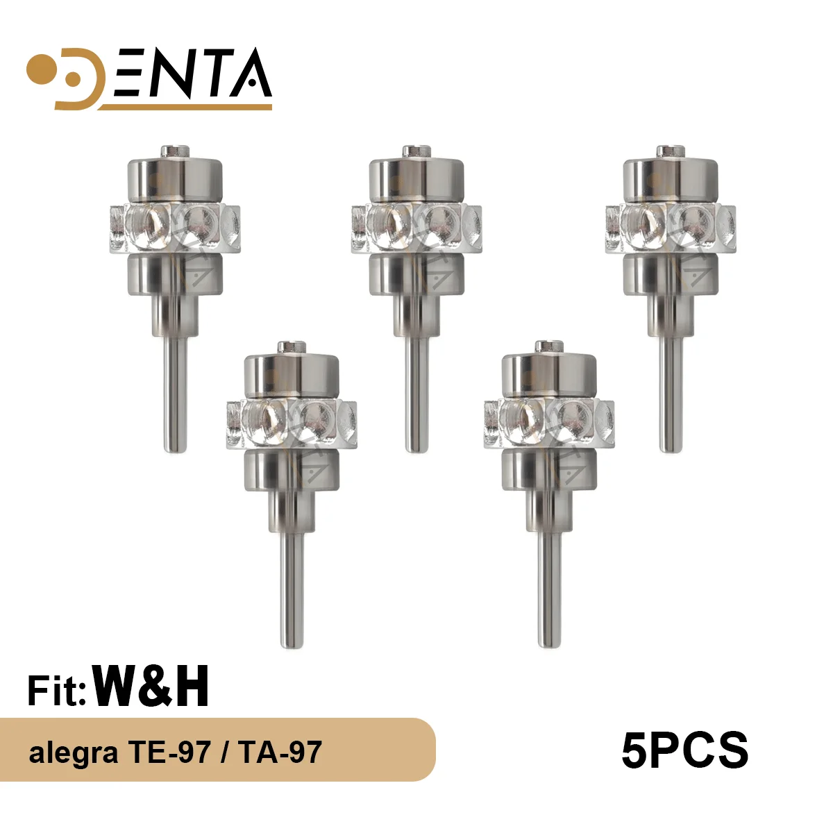 49 Dental Turbine Rotor Dental Cartridge Rotor High Speed Handpiece Rotor Fit W&H Alegra TE-97/TA-97 Handpiece Dentists Tools