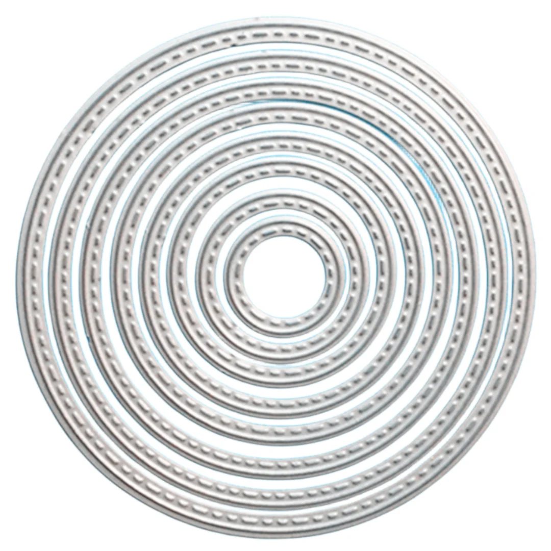 

YINISE Metal Cutting Dies For Scrapbooking Stencils Circles DIY Cards Album Decoration Embossing Folder Die Cuts CUTTER TOOL
