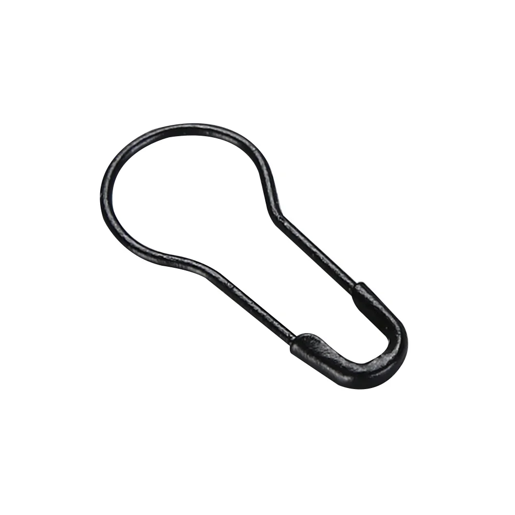 

1000pcs Colorful Safety Cucurbit Shape Pins Durable Creative Fastener For Clothes Fabric Skirt Blanket Diapers Crafts (Black)