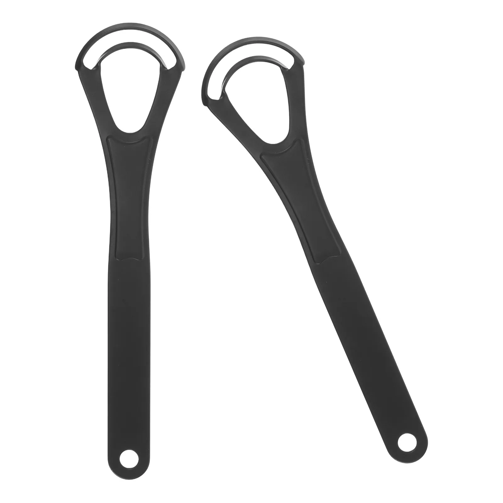 

Набор из 2 скребков для языка из нержавеющей стали, многоразовые, для ухода за полостью рта, для взрослых, для удаления налета, компактные