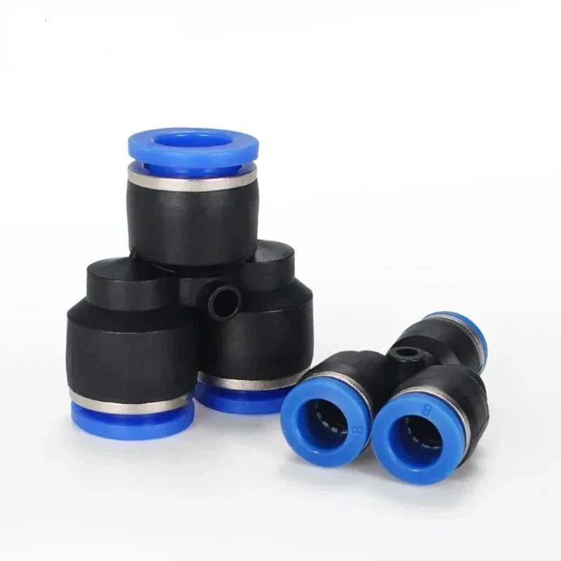 Pipe Fittings Plastic Pneumatic Connector Fitting Quick Push For Air Water Connecting PY PW Connect 4 6mm 8mm 10mm 12mm Y Shape