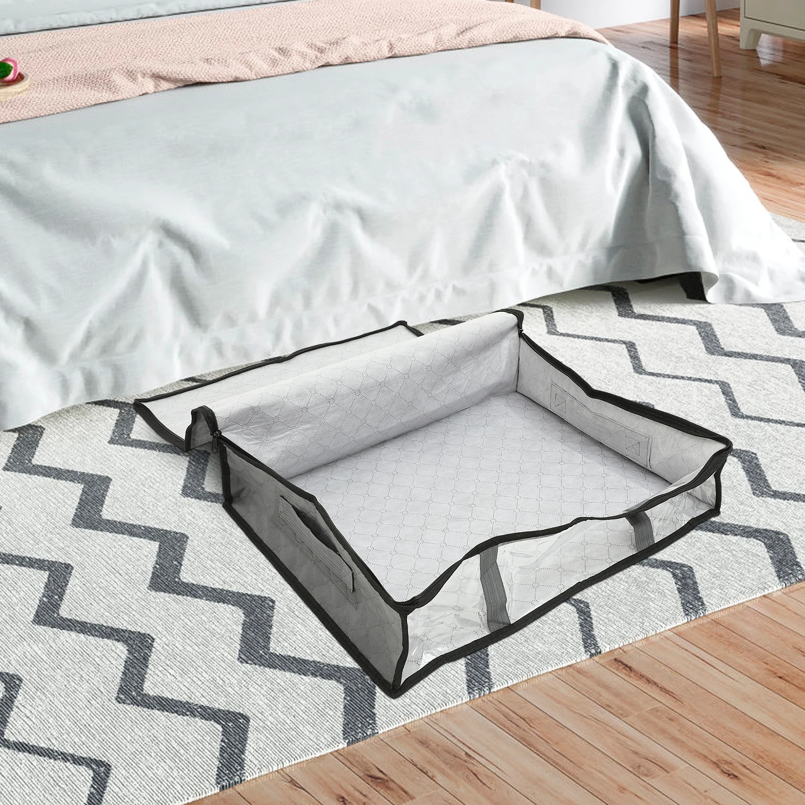 

Non woven Fabric Home Clothes Bag Under Bed Storage Box Baby Blanket Size Large Capacity Multipurpose Quilts Storage Case Dust