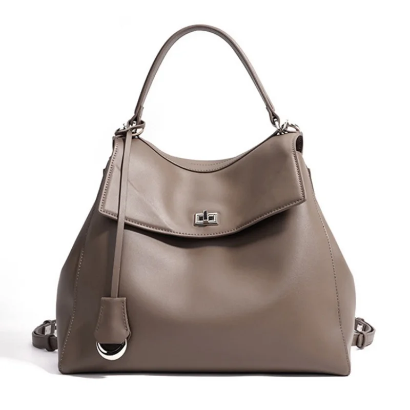 

Новый модный рюкзак 2025 года, сумка через плечо премиум-класса с независимым дизайном, сумка из воловьей кожи, большая вместительная женская сумка