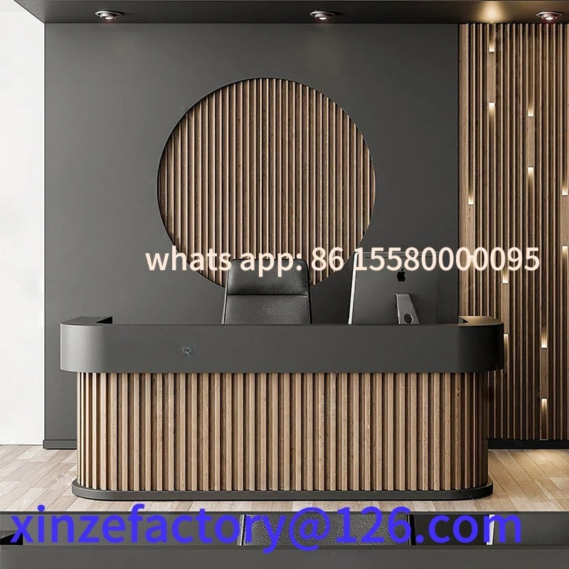 

Customizable Bar Light Luxury Premium Stainless Steel checkout page Front desk Reception desk