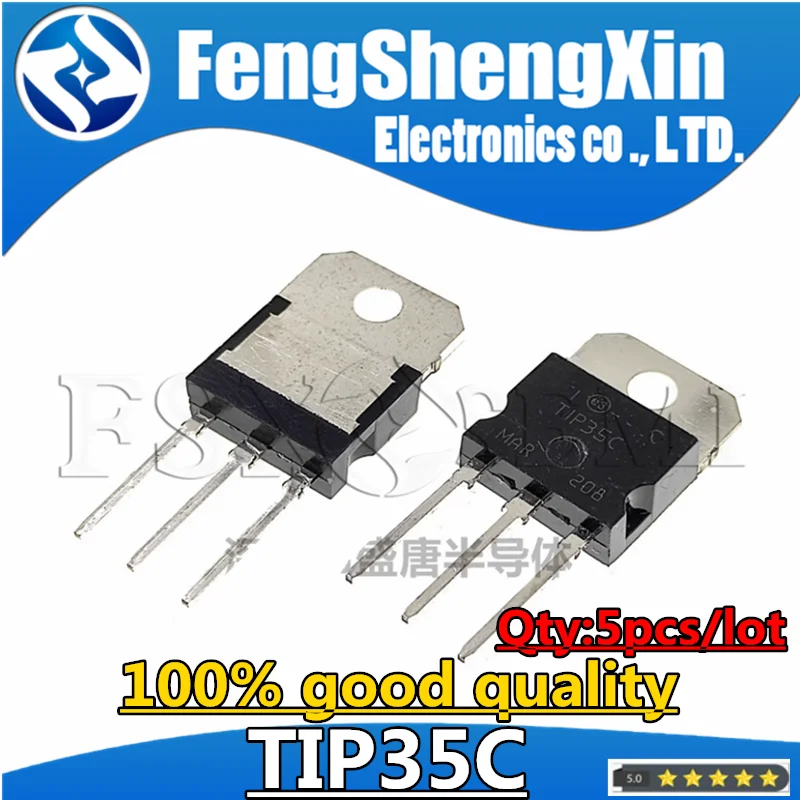 

5pcs/lot New TIP35C TO-3P TIP35 POWER TRANSISTORS