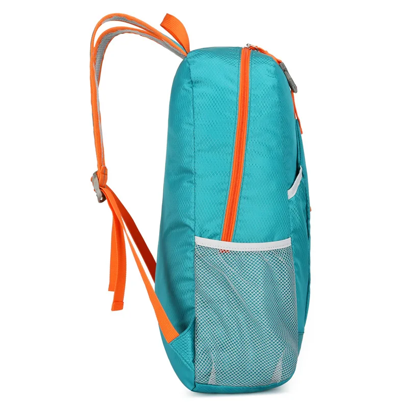 Mochila deportiva resistente al agua para exteriores, bolsa de almacenamiento plegable, bolsa de viaje ligera, bolsa de hombro de gran capacidad