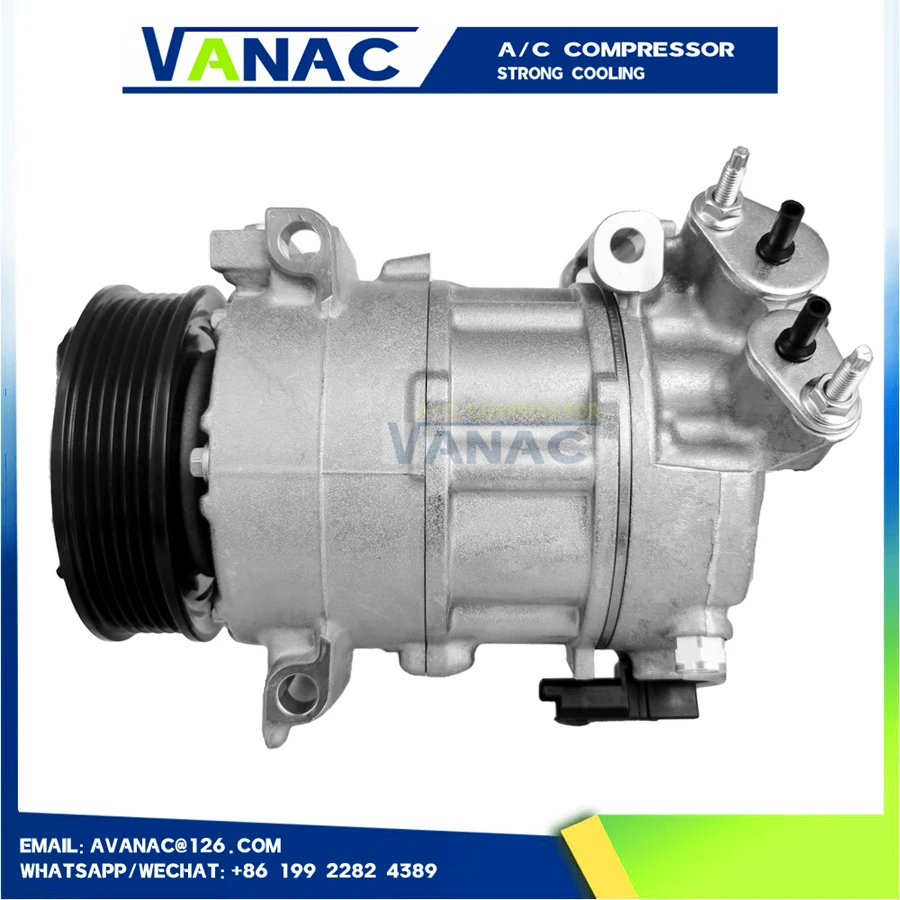 Для Peugeot 308 воздушный компрессор переменного тока Peugeot 208 308 3008 2008 5SEL12C 9675655880 9675659880 447150-4723 447150-7360 447150-4722