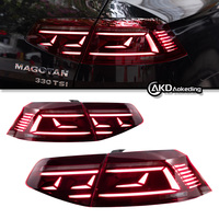AKD Car Styling for VW Passat B8 Tail Light 2015-2019 Magotan LED Tail Lamp LED DRL Dynami Signal Brake Reverse Auto Accessories