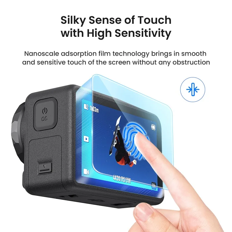 واقي شاشة من الزجاج المقوى عالي الدقة من aMagisn لـ DJI Action 5 Pro - ملحق واقي شاشة عدسة مقاوم للماء والخدش #2