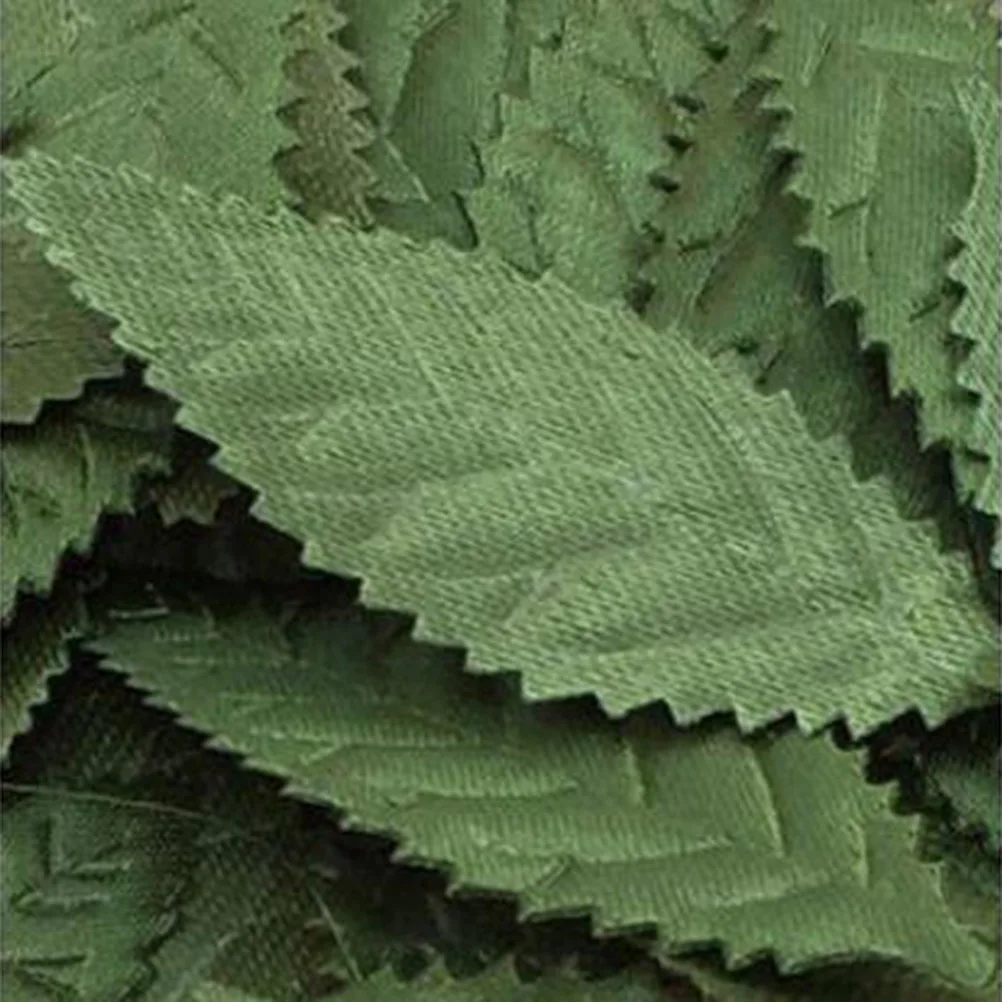 

100Pcs Fake Green Leaf Artificial Silk Leaf DIY Floral Wreath Garland Wedding Party Decoration Lightweight Soft Reusable