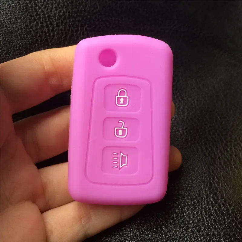 For Great Wall Haval Hover H1 H3 H5 H6 New Silicone Car Key Cover Case 3 Buttons Folding Car Key Auto Accessories