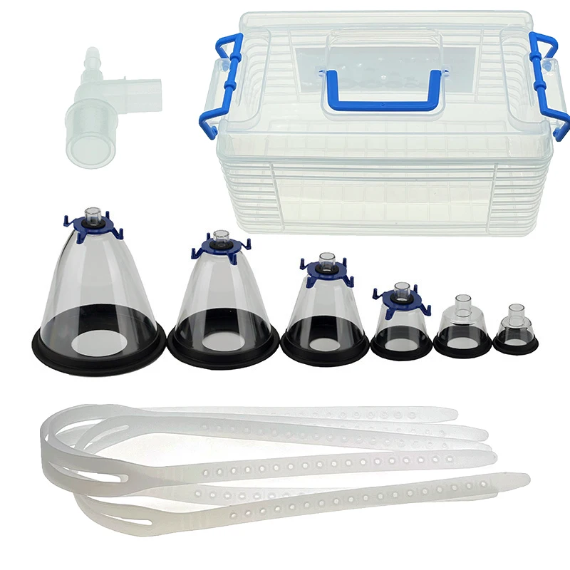 

Pet Breathing Mask Animal Anesthesia Kit For Cat Dog Bird Snake Rat Oxygen Onhalation Atomization With Fittings And Straps