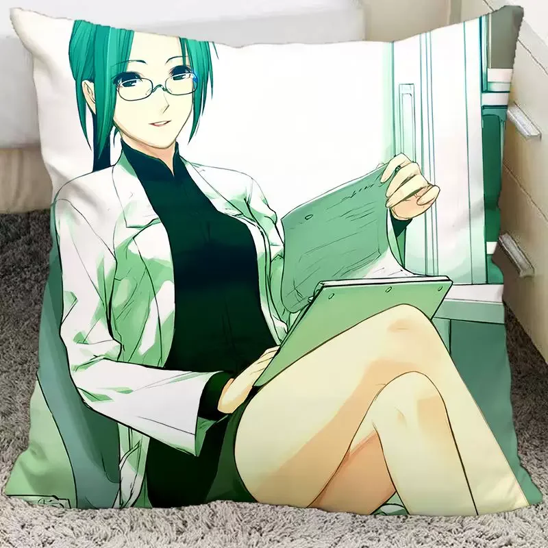 Dual Face Hug Pillow Super Soft Plush Couch Companion for Gaming Anime Fans Stress Relief Comfort Decor Saya no Uta