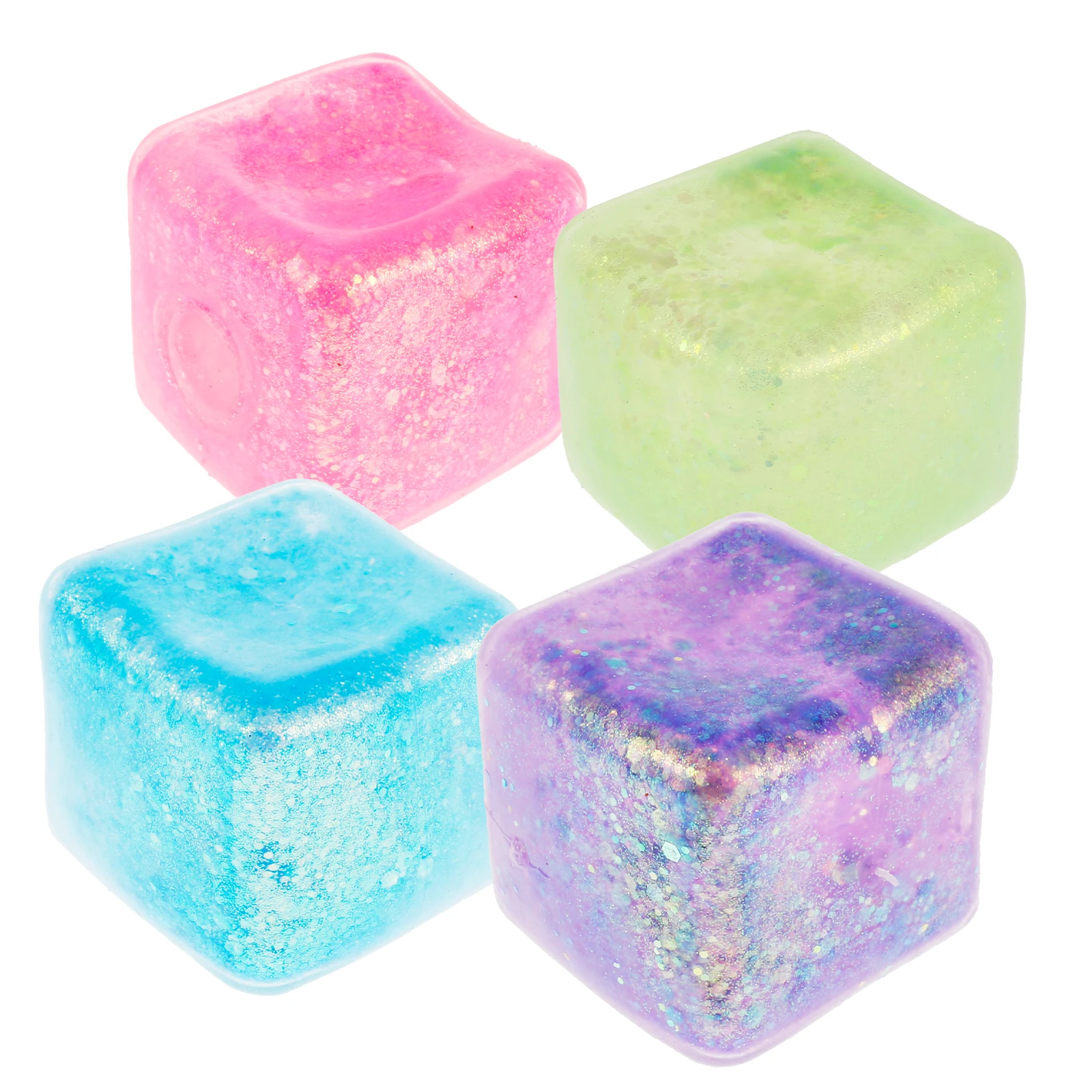 كرة ترتر بطيء الارتداد من TPR مضادة للإجهاد ، لعبة مالتوز الناعم ، لعبة قرصة ، مرنة للإغاثة ، عصر ملون ، تخفيف الضغط ، 4 #1