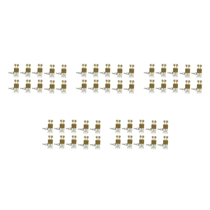 

50Pcs Car Perfume Vent Clip Auto Air Outlet Perfume Bottle Remove Odor Essential Oil Diffuser Aroma Fragrance Diffuser