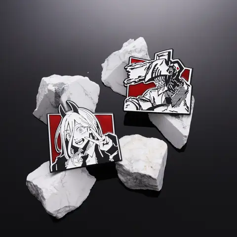 Character Brooch Cartoon Funny Anime Metal Badge Small Gift Wholesale Bag Pins for Caps Cap Pin Decorative Brooches Lapel Badges