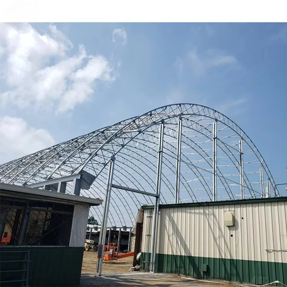 Aluminum PVC Coated Metal Carport, Aircraft Hangar Design Waterproof Garage Canopy with Galvanized Steel Frame