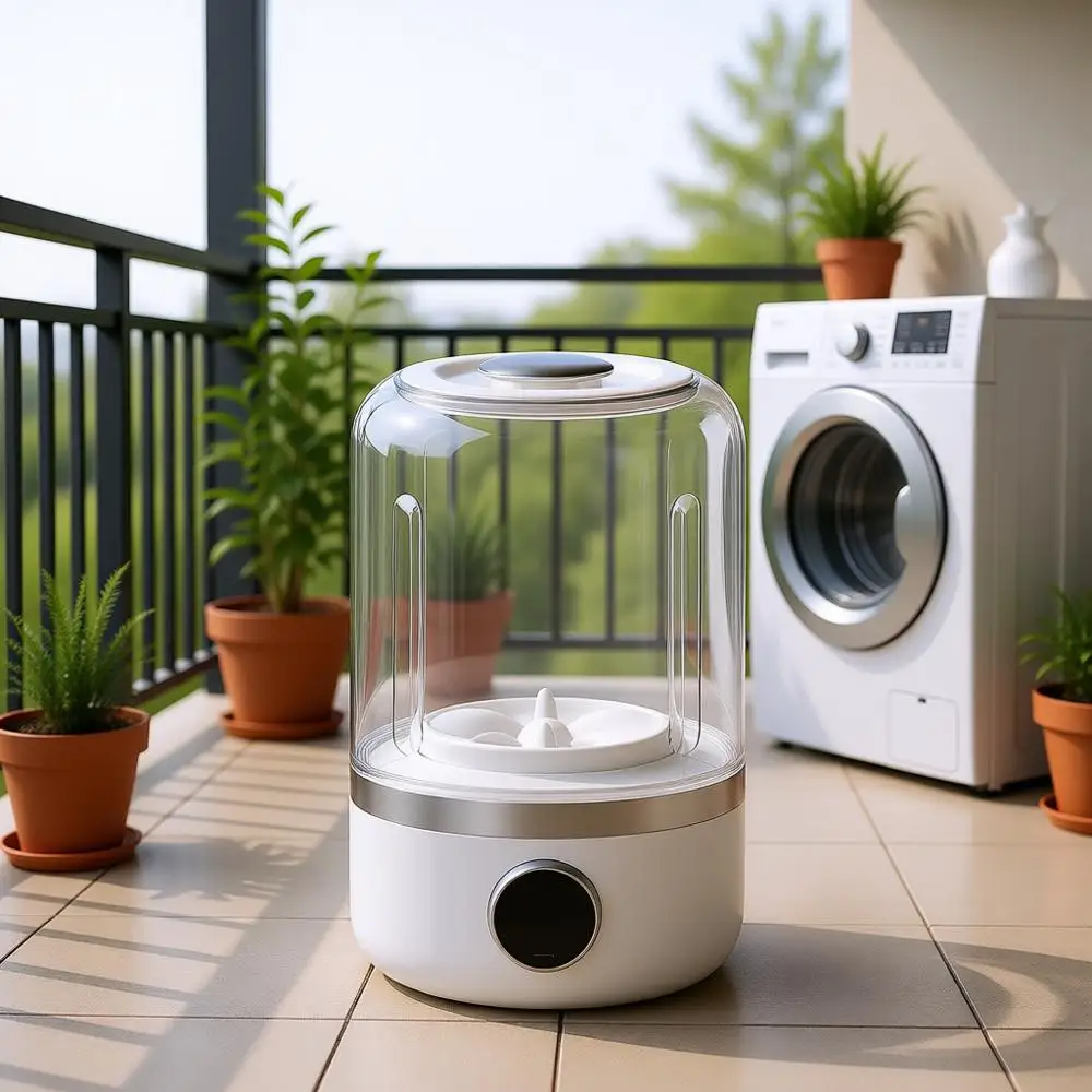 

Портативная стиральная машина на 1,2 л для нижнего белья, носков и полотенец