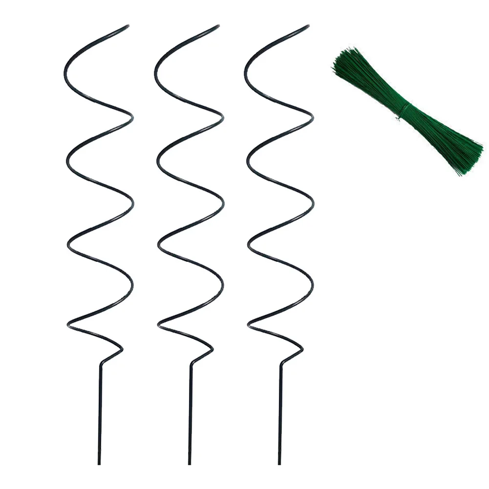 Duty Plant Support Stakes for Climbing Flowers Racks Providing Stability During Challenging Weather Conditions