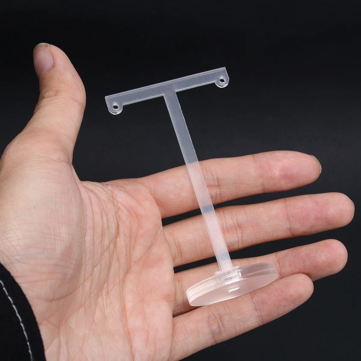 3 قطعة أقراط على شكل حرف T تعرض منظم مجوهرات أكريليك حامل للأقراط والأساور ومفاتيح هدية مثالية منظم مجوهرات فكرة