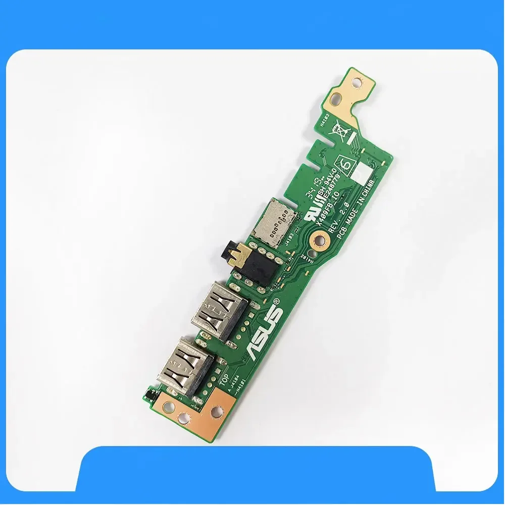 For ASUS X509 X509F X509FJ X509D X509J X509JA F509M A409F X409F X409FB Y5200F Y5200D FL8700F FL8700D Laptop USB Audio Jack Board