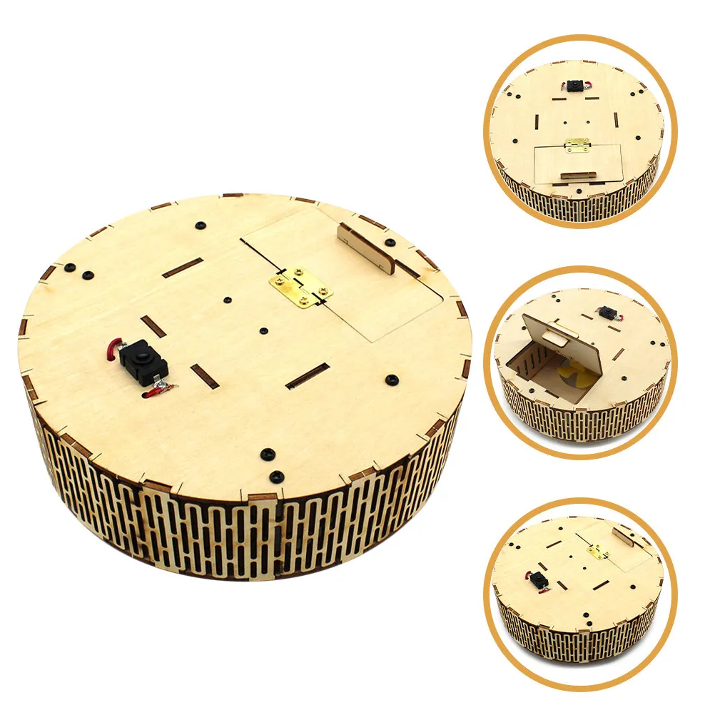 

Электрический робот-пылесос: научный DIY-набор для детей, развивающий STEM-эксперимент, 3D-деревянный конструктор, инженерный набор