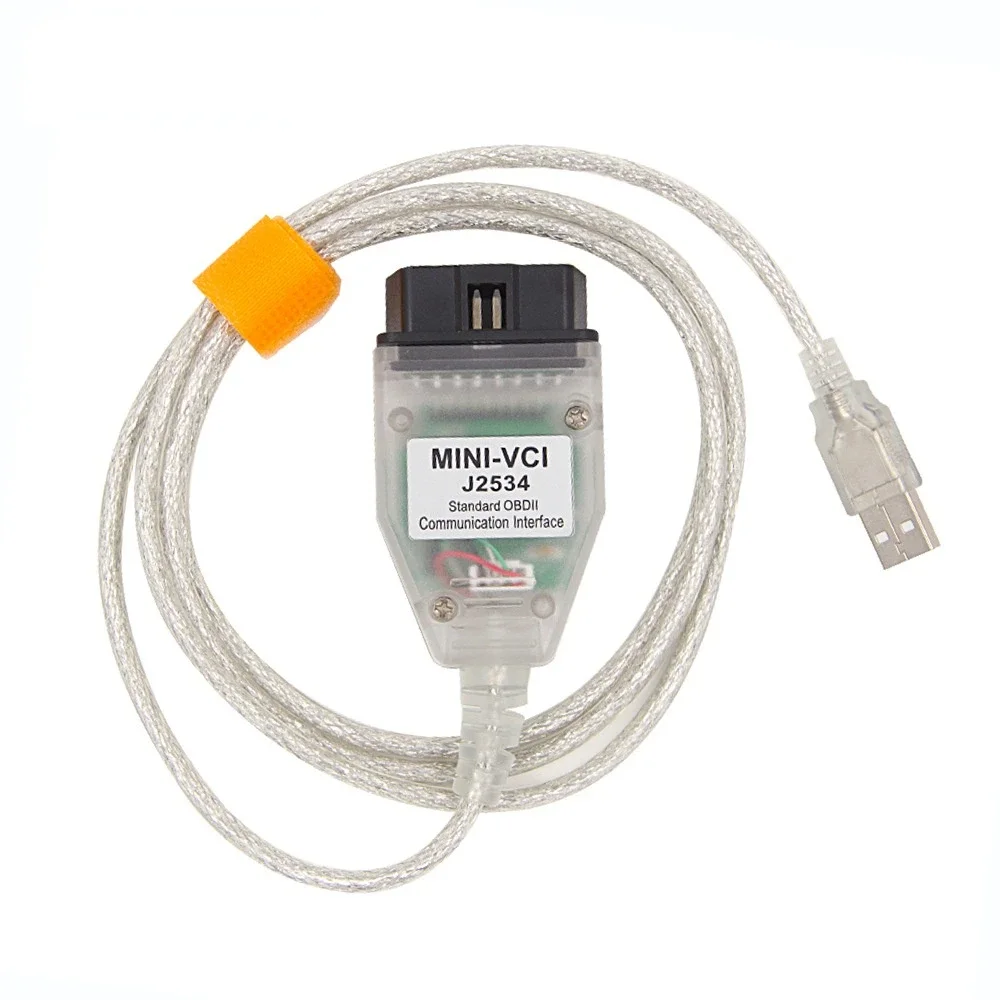 Mini VCI V16.30.013 For-TOYOTA OBD2 Car Diagnostic Cable Mini VCI J2534 FTDI FT232RL TIS Techstream Auto Cables Connectors