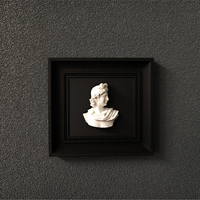 3d Plaster Apollo Art sculpture Photo frame Ancient Greek art and mythology living room room office wall or table decoration