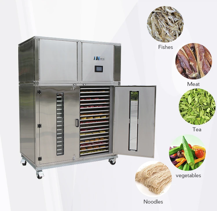 AIM Heat Pump Energy Saving Tray Type Sterilization Mussel Oysters Octopus Abalone Catfish Sardine Anchovy Drying Machine