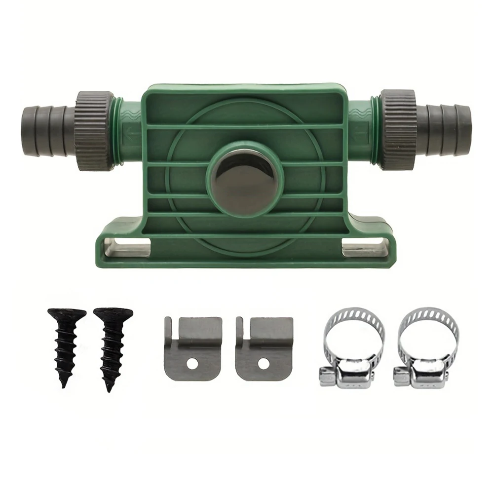 Drill-Activated Pump for Water Oil and Fuel Handling: No Battery Required Fast Setup with Directional Inlet and Outlet Markings