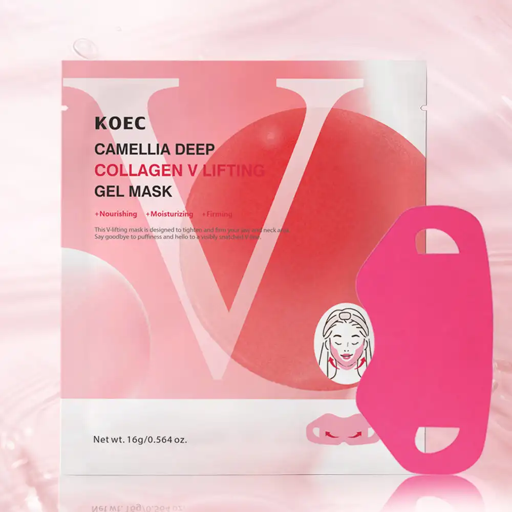 

Набор из 4 шт. KOEC Camellia Deep Collagen Gel Mask: увлажняющая, питательная, укрепляющая, охлаждающая, лифтинг-маска с ретинолом для ухода за кожей