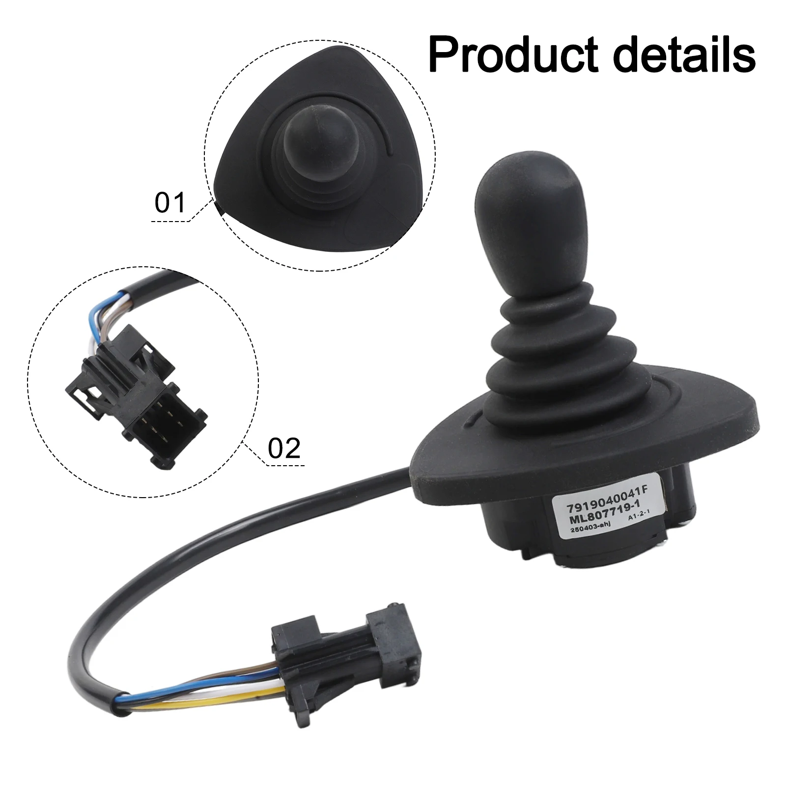 

Forklift Controller Controller Handle Replacement Parts Forklift Maintenance Non-deformation Feature Quick Installation