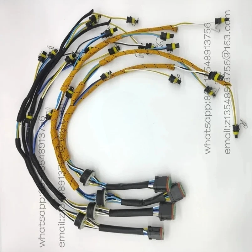 

Original C7C9 wiring harness plug 330C/326D/329D/336D engine fuel injection nozzle wiring harness