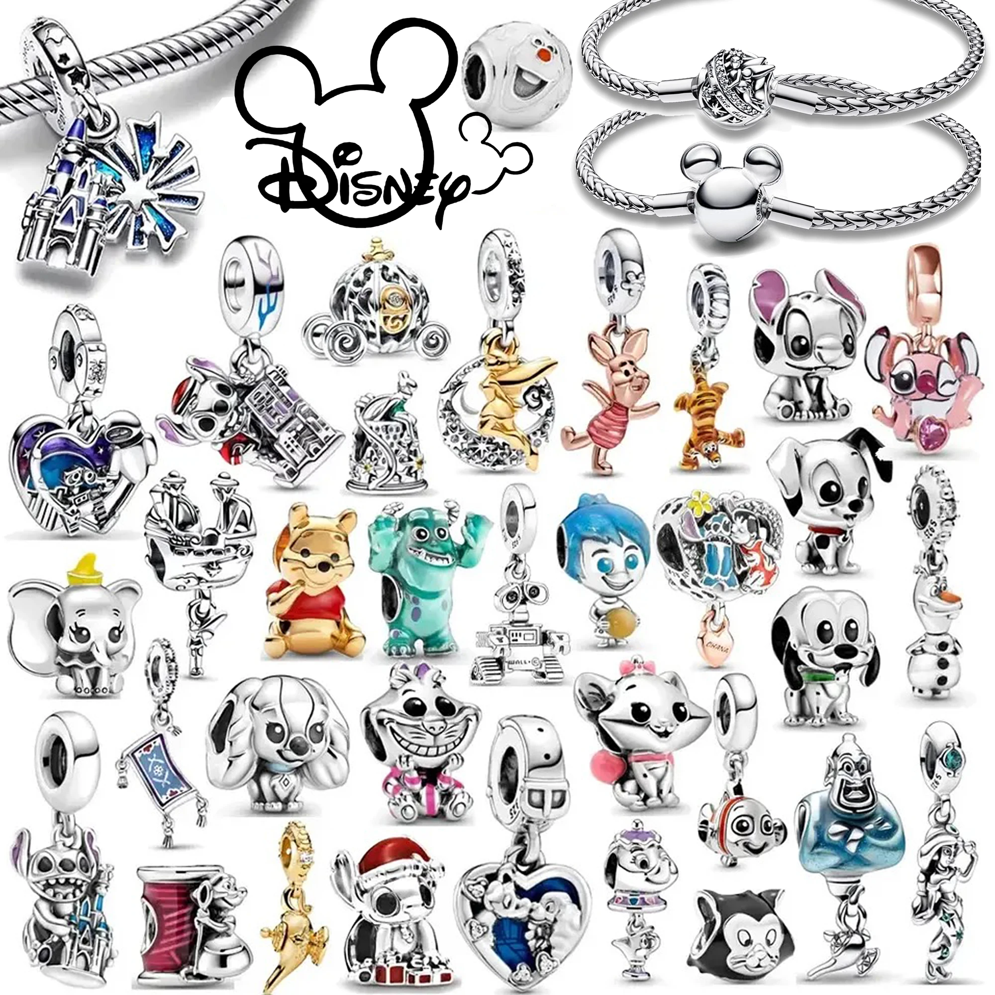 hot sale Disney Clownfish Charm Charms 925 sterling silver Charms Beads Suitable For Pandora 925 Original Bracelet beads jewelry