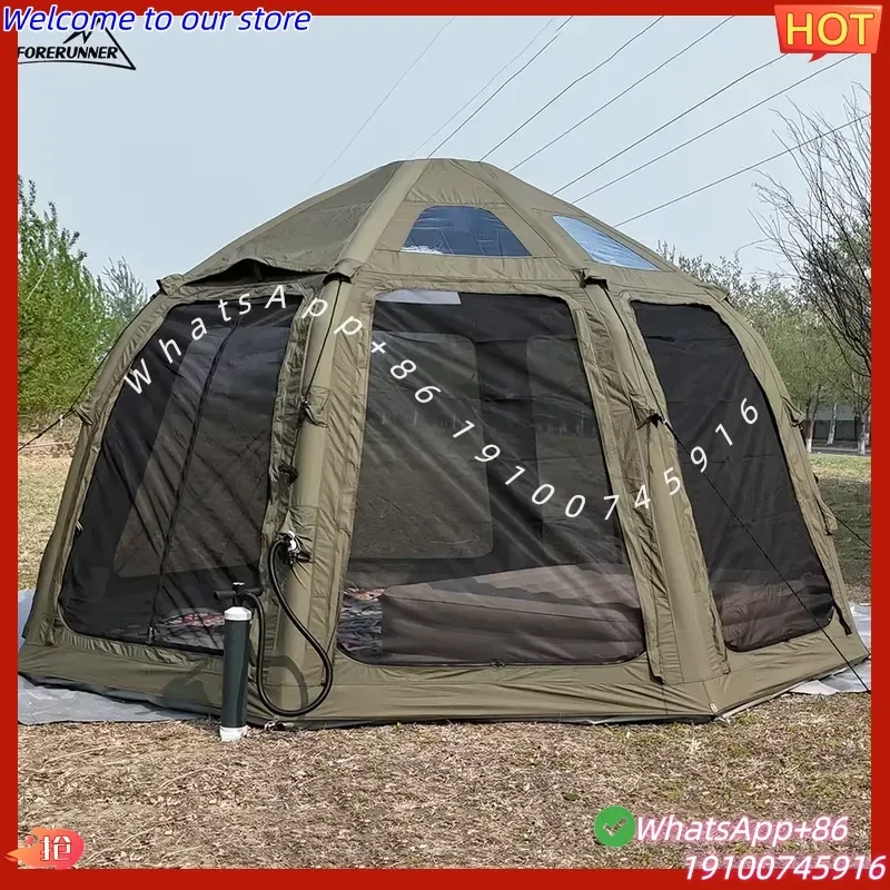 2026 21 Sqm 600D Oxford Expandable Dome House Domo De Campaa Inflatable Dome Tent Outdoor