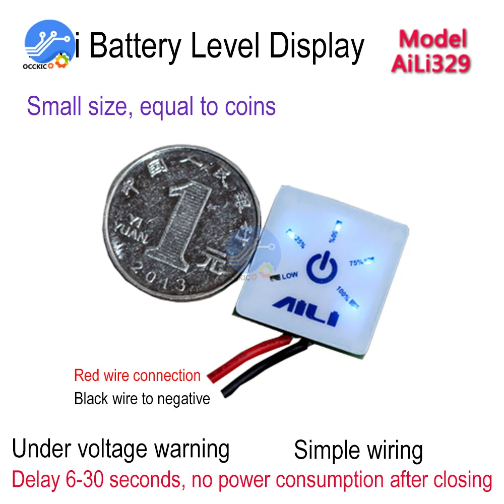 1S 2S 3S 4S 5S 6S 7S 12V ตะกั่ว-กรดลิเธียมเหล็กฟอสเฟตแบตเตอรี่ลิเธียมจอแสดงผลแผง Undervoltage ตัวบ่งชี้