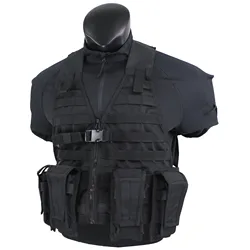 Lightweight Style Tactical Mount Vest With 4 Equipment Sub Packs Molle Versatile Tactical Outfit