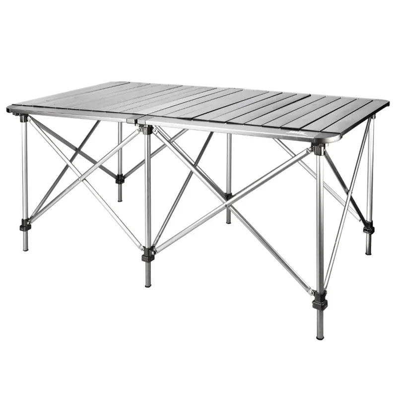 

Outdoor portable folding table aluminum alloy ultra light picnic folding table and chair camping barbecue