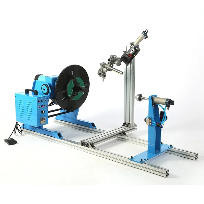 pneumatic head and tail stock 50 kg 100kg TIG welding table welding positioner