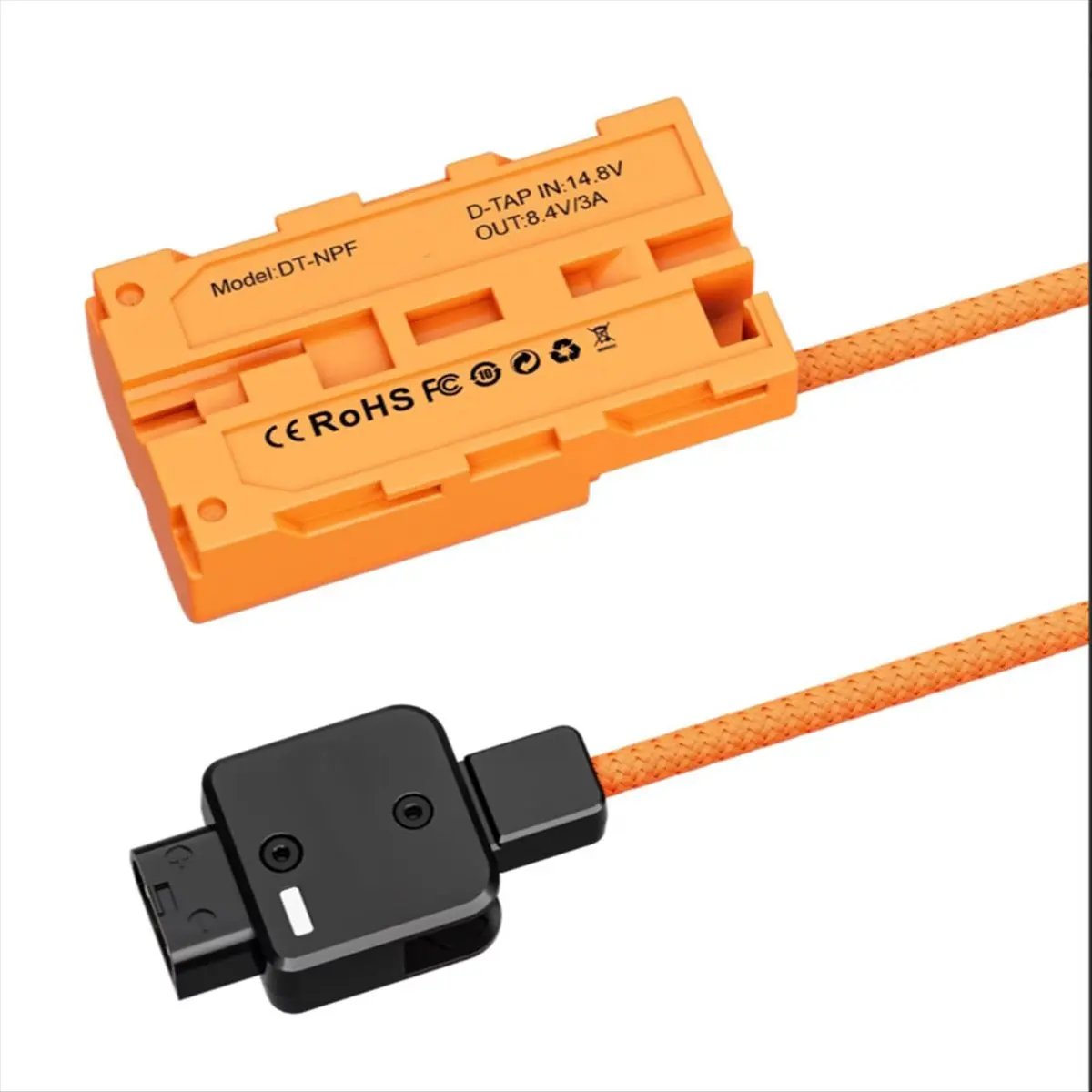 DT-NPF D-Tap to NPF Dummy Battery Cable for Sony NP-F970 F960 F950 F770 F750 F570 F550 Battery External Power Supply