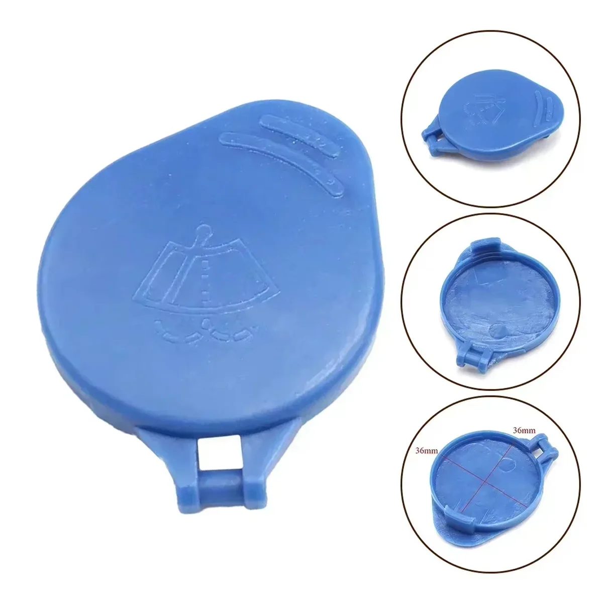 1/5/10pcs Car Wiper Cleaning Fluid Reservoir Cap Suitable For Ford Fiesta Mk5 Water Tank Cap 2002 2003 2004 2005 2006 2007 2008 - view 4