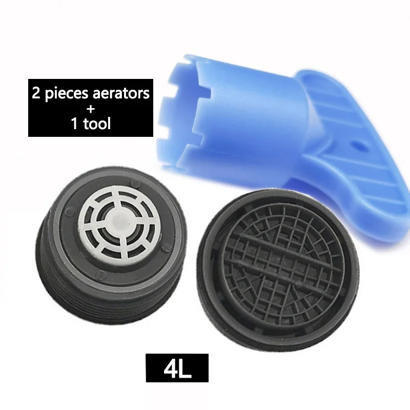 

WASOURLF 2 шт. водосберегающий аэратор для крана 6 л 4 л M16.5 часть крана с наружной резьбой Высококачественные кухонные аксессуары Монтаж