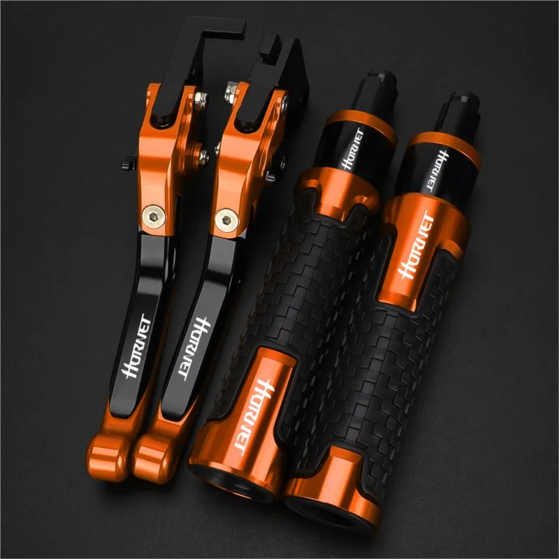 Motorcycle Aluminum Adjustable Brake Clutch Levers Handlebar Hand Gripss FOR HONDA HORNET 2001 hornet 2003 2004 2005 2006-2025